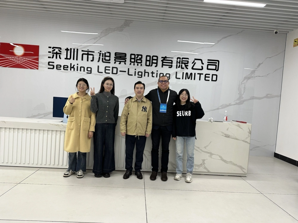 Brazilian Client Visited SEEKINGLED Factory
