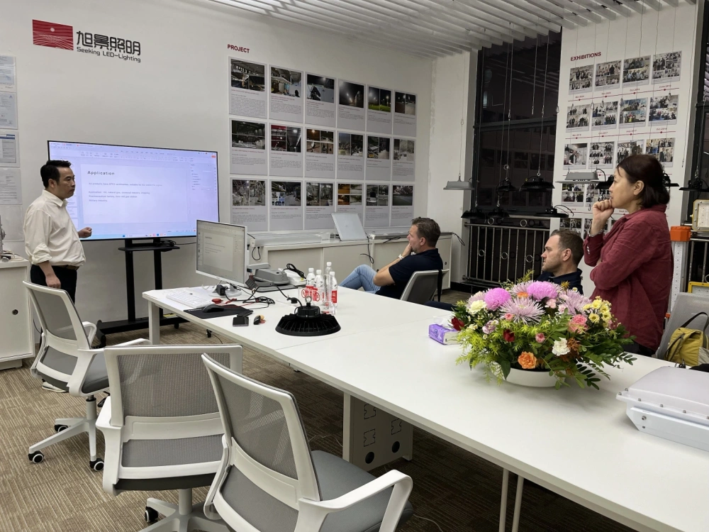 Norwegian Clients Visited SEEKINGLED Factory