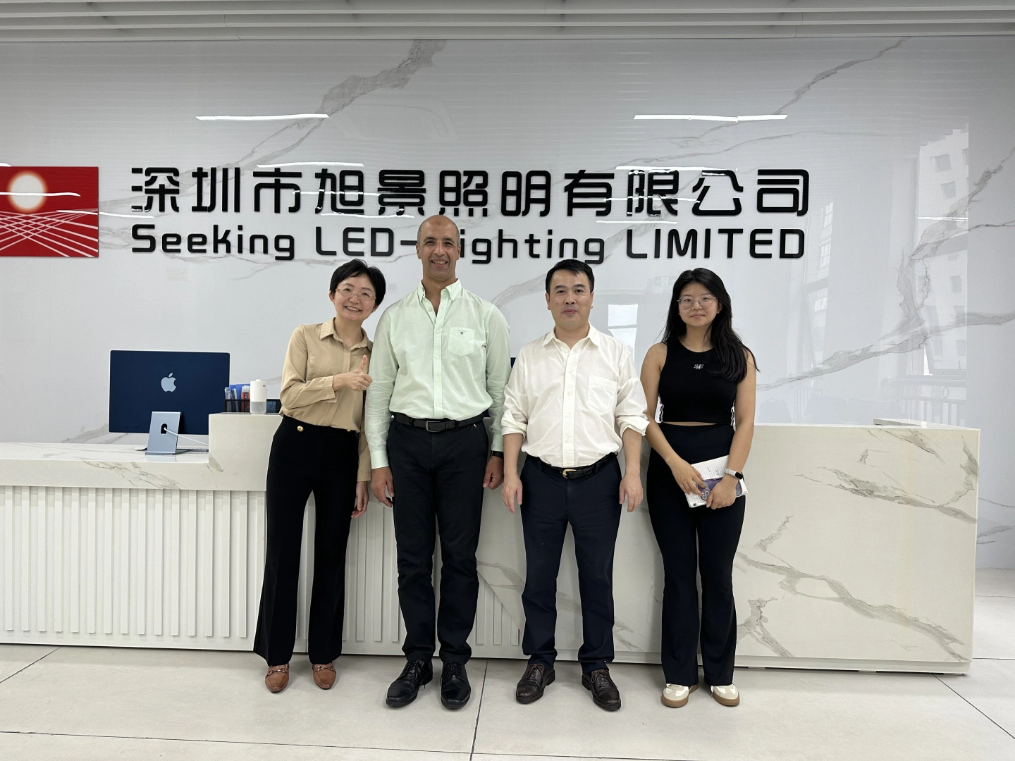 Egyptian Clients Visited SEEKINGLED Factory