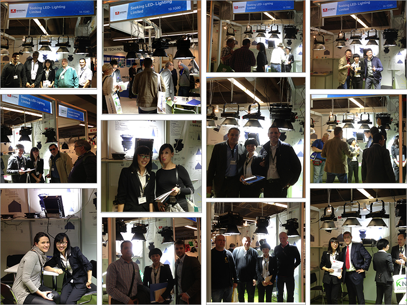 SEEKINGLED booth at Light+Building Frankfurt 2014, hall 10.1 stand G90