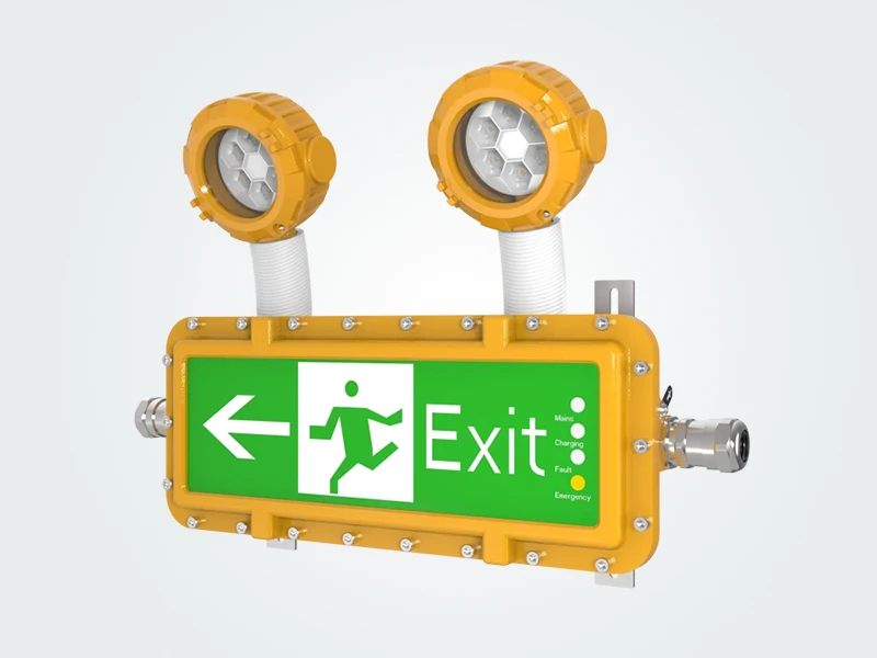 BAJ53 Series 2 in 1 Explosion proof Emergency Exit Light ATEX & IECEx for zone1,2 zone 21,22