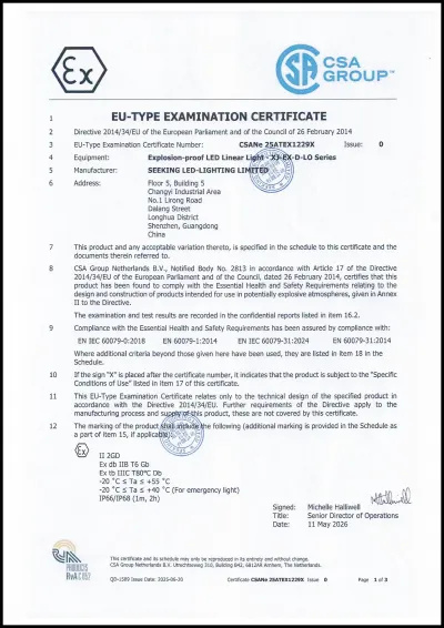 ATEX Certif LO Series